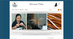Desktop Screenshot of devauxflies.com